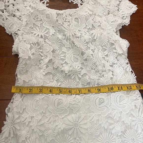 Lulus Hidden Talent Backless Ivory Lace Dress - Picture 9 of 13
